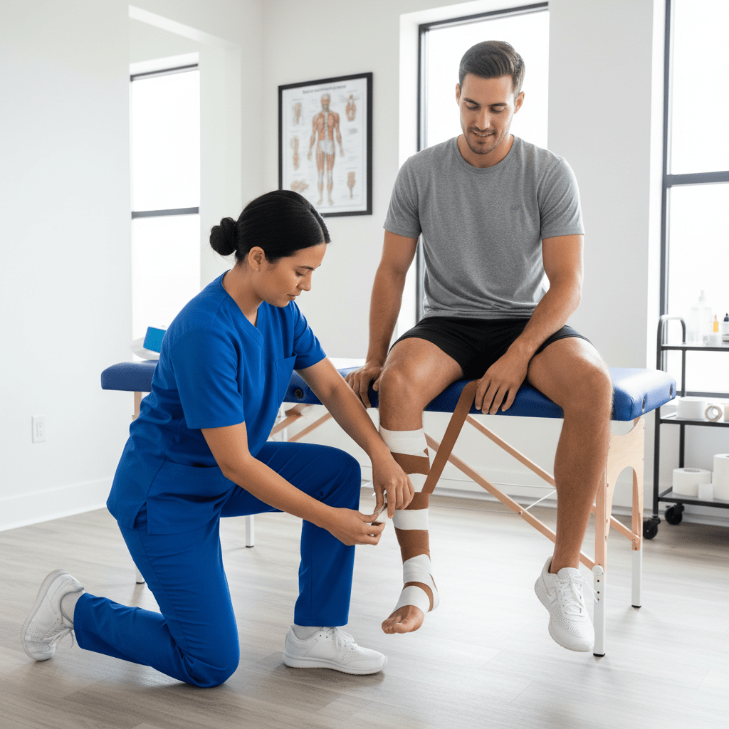 Vendaje Neuromusclar + Funcional Tobillo